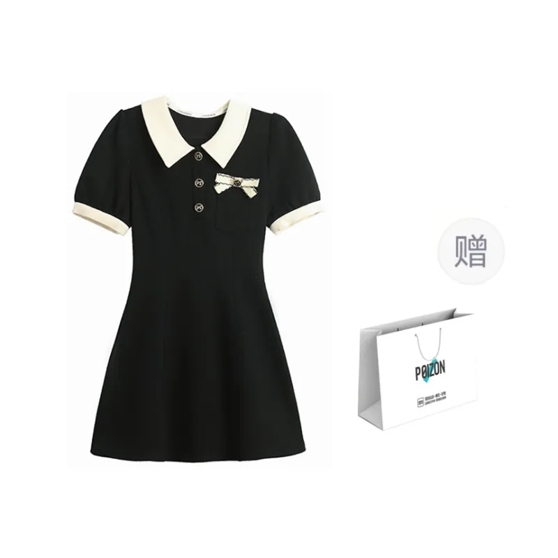 TURN UP Short Sleeved Dresses Women's-4
