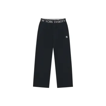 MLB New York Yankees Basic Collection 24FW Knitted Sweatpants Women's Black
