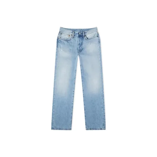 Acne Studios High Waisted Straight Leg Jeans