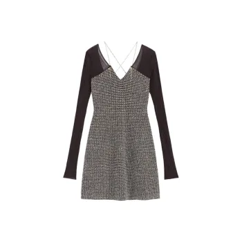 Bebe FW24 Long Sleeved Dresses Women's Coffee