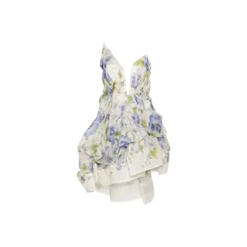 Zimmermann Natura Draped Mini Dress