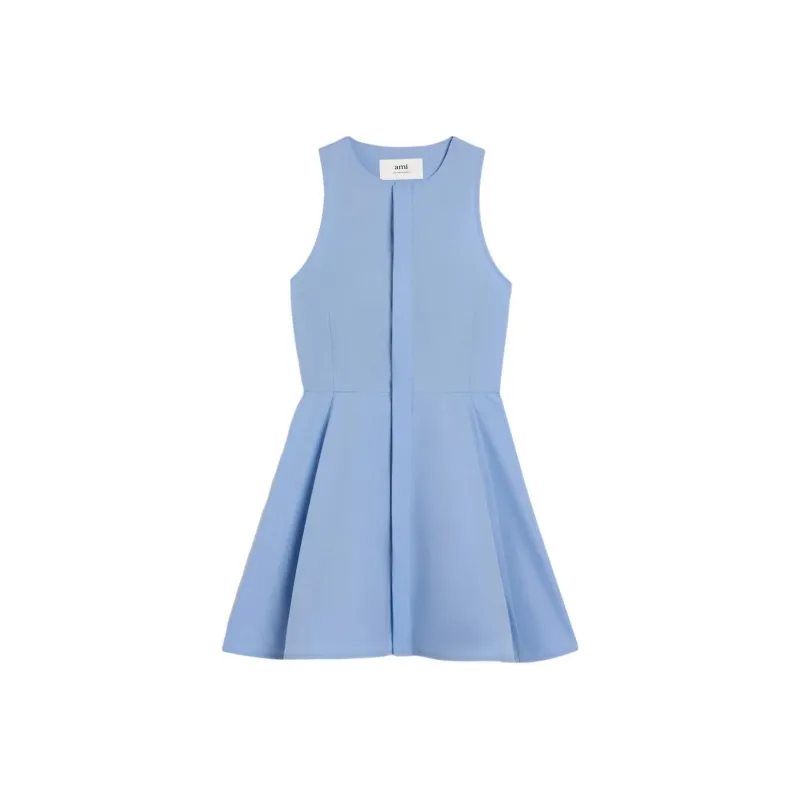 AMIPARIS Popeline Sleeveless Mini Dress-0