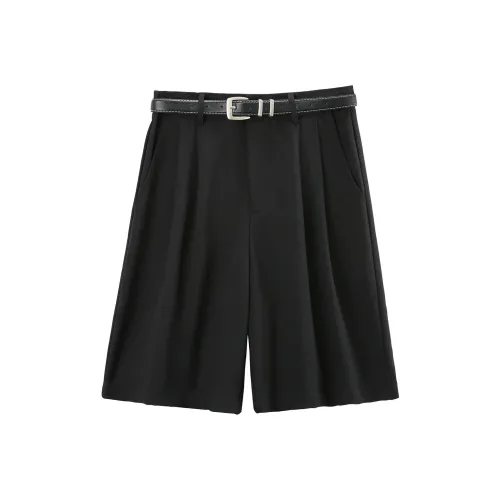A Paradise For Awakening Casual Shorts Women's Black