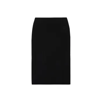Burberry SS21 Casual Long Skirt Women's Black