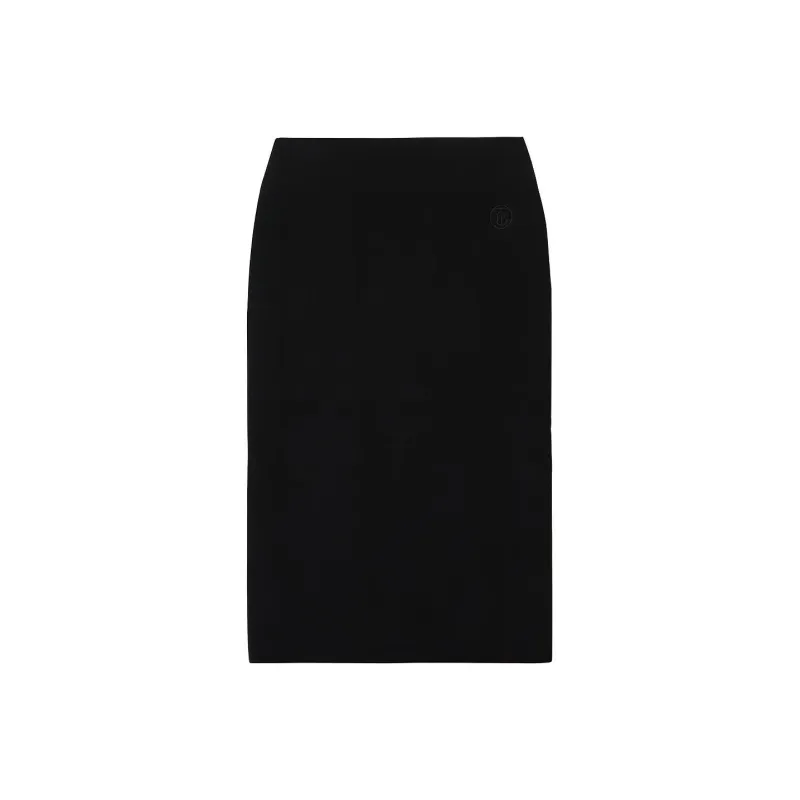 Burberry SS21 Casual Long Skirt Women's Black-0
