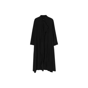 Yohji Yamamoto Long Sleeved Dress Women's Black