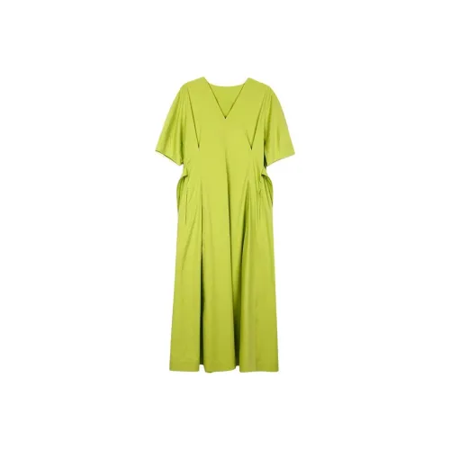Roselingling Short-Sleeved Dresses Women's Crisp Green