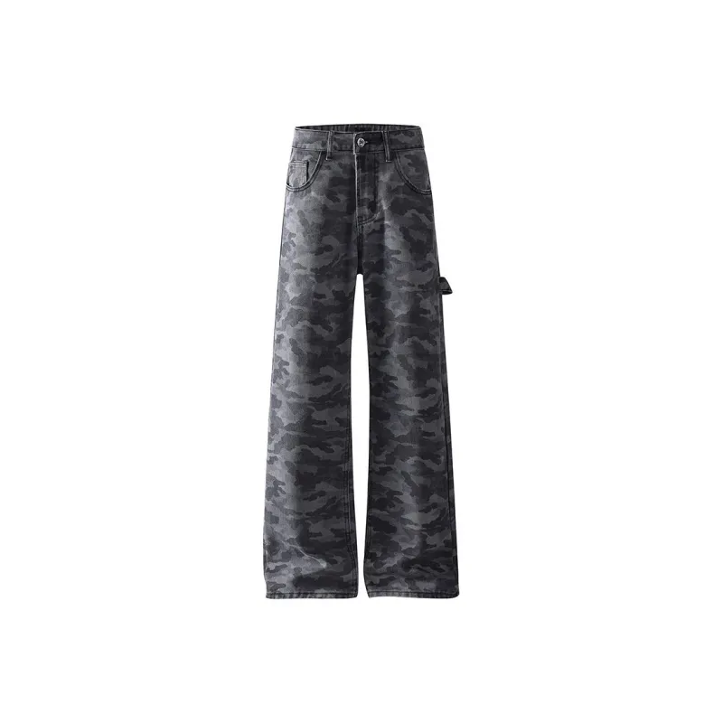 Shuhao Bai Pants Women's Camouflage-0