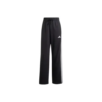 Adidas Free Shipping With AdiClub Essentials 3 Stripes Open Hem French Terry Pants