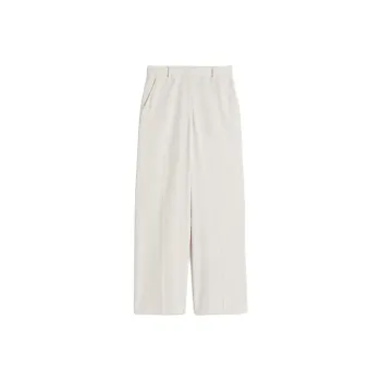 H&M Suit Trouser Women's Light Beige Gray
