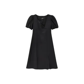 EICHITOO Short-Sleeved Dresses Women's Black