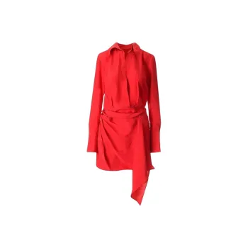 GAUGE81 Gravia Silk Mini Dress