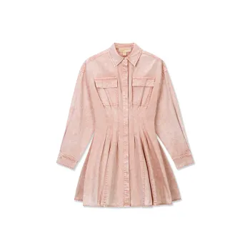 MICHAEL KORS Garment Dyed Denim Shirtdress