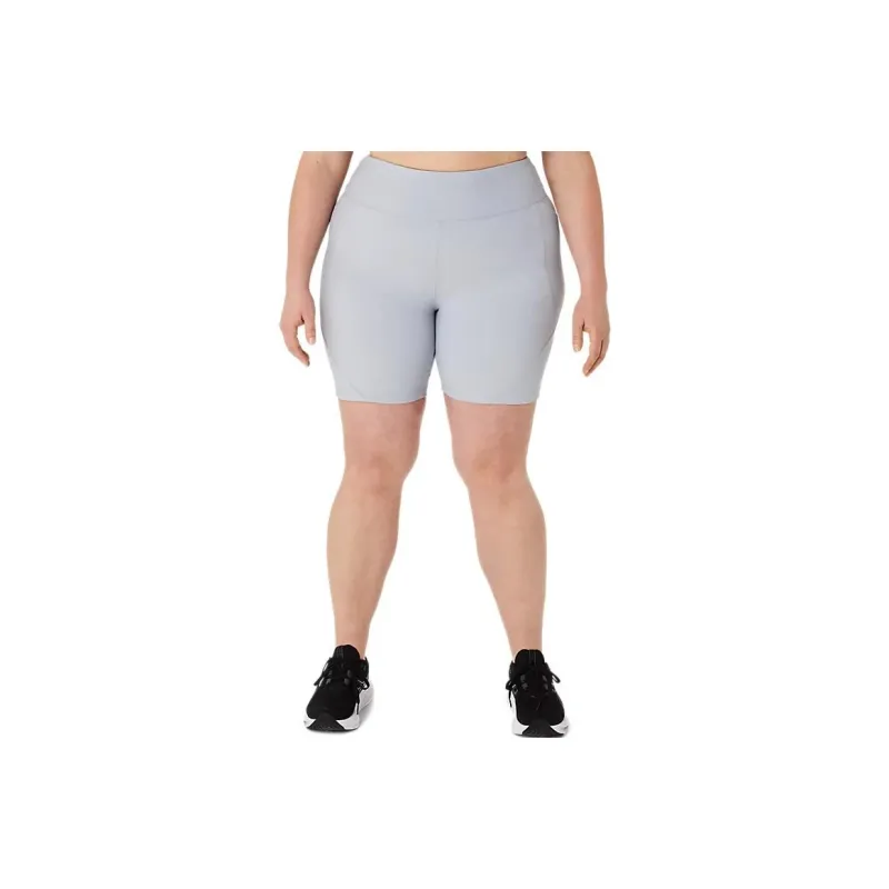 Asics Rib Bike Short Casual Shorts Women's Gray-0