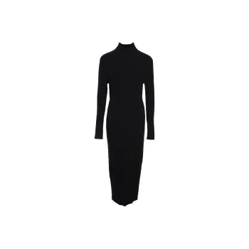 BESIONIA FW24 Long Sleeved Dresses Women's Black