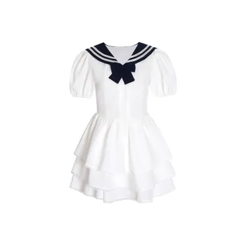 COVT Short Sleeved Dress Women's White