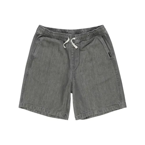drape Denim Shorts Men's Medium Gray Washed