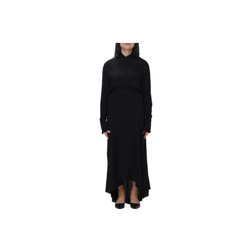 Patrizia Pepe Long Sleeved Dress Women's Black