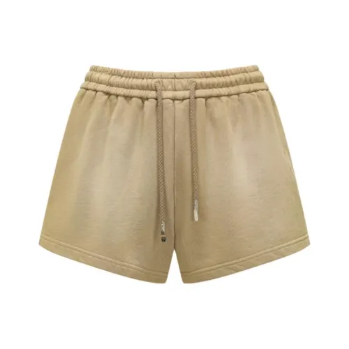 Feng Chen Wang Casual Shorts Women's Khaki