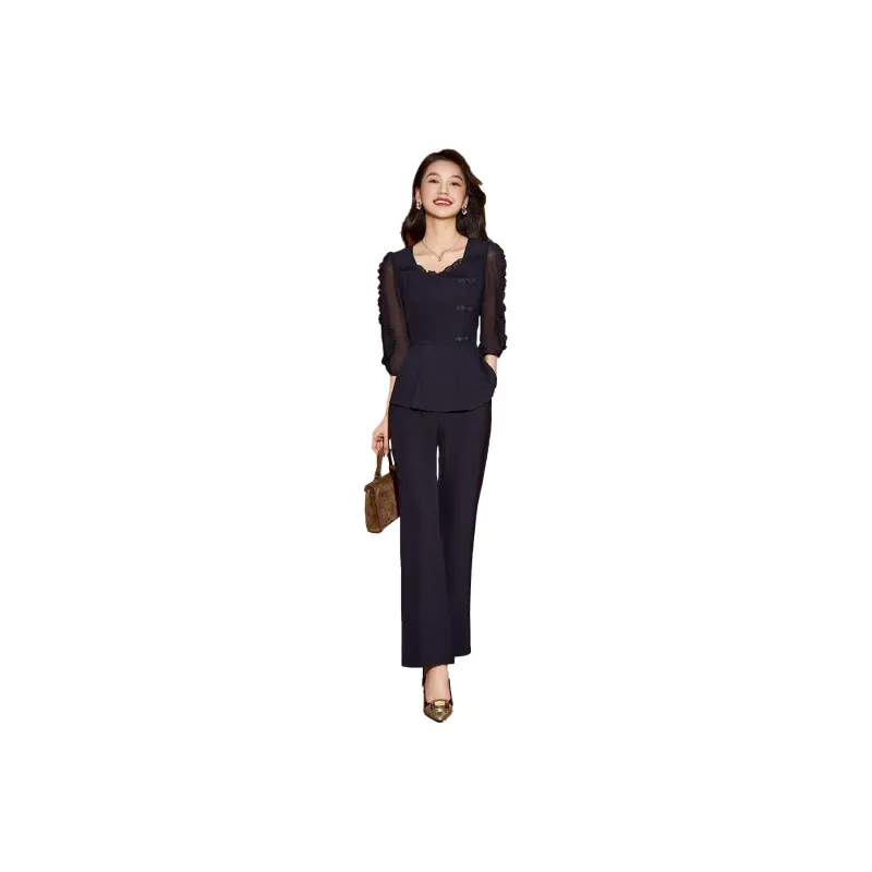 Mylan Casual Suit Women's Dark Blue-0