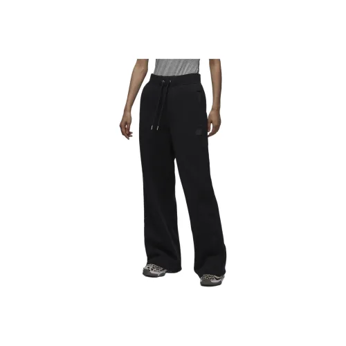 Jordan Flight Fleece Knitted Sports Pants Women's Black