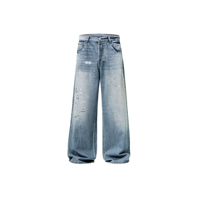 YINLEI Jeans Unisex Ice Blue-0