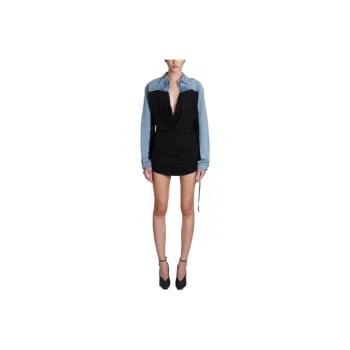 Christopher Esber Sevilla Denim Polo Top