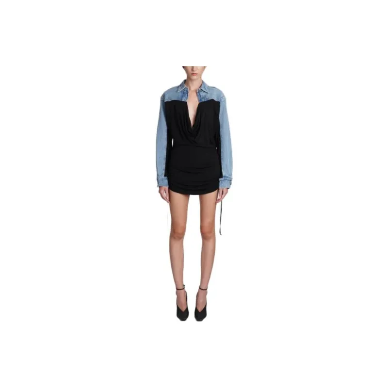 Christopher Esber Sevilla Denim Polo Top-0