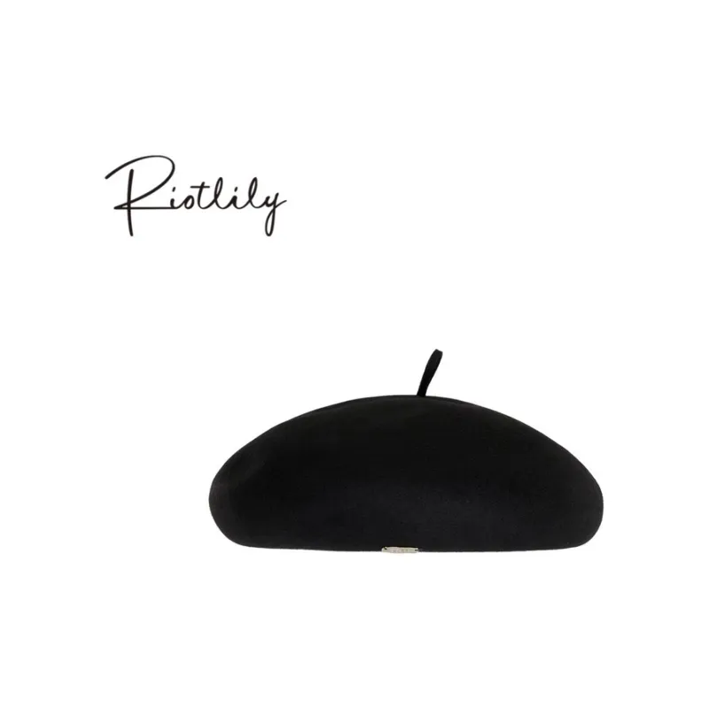 RiotLILY Sheep Wool Berets Women's-2