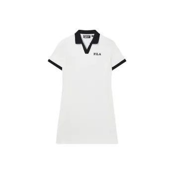 FILA Short Sleeved Dresses Women's Fresh Ivory