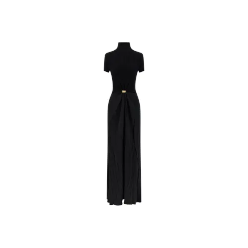 SportMax High Neck Cut Out Maxi Dress