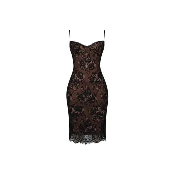 HOUSE OF CB FW23 Slip Dress Women's Black