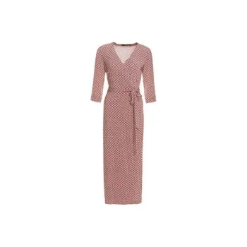 BESIONIA SS21 Long Sleeved Dresses Women's Red Pattern
