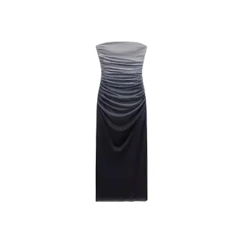 ZARA Sleeveless Dress Women's Natural Color