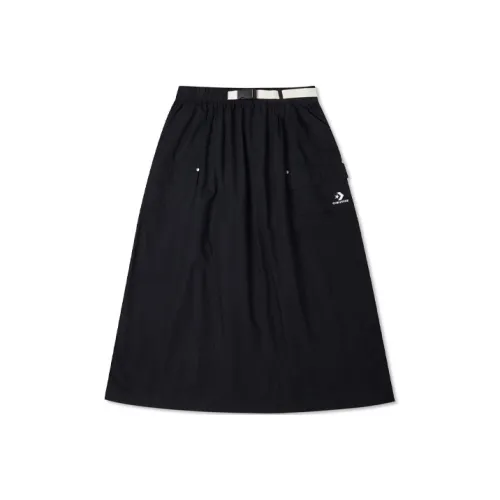 Converse Casual Long Skirts Women's Black