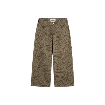 Hollister Jeans Women's Brown All Over Print