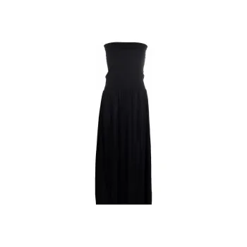 Eres Oda Gathered-detail Bandeau Dress