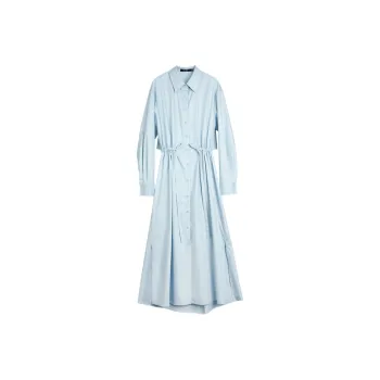 ELLE Long Sleeved Dresses Women's Blue