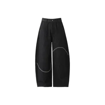 YEARNED Women's Jeans Unisex Black