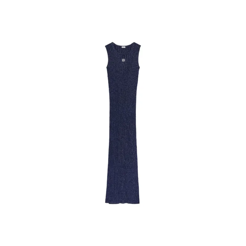 LOEWE Tank Dress 'Dark Blue'-0