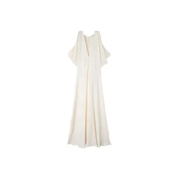 Loro Piana Milena Short-Sleeved Dresses Women's White