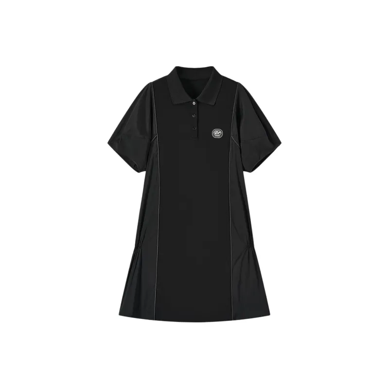 EICHITOO Short Sleeved Dresses Women's Black-0