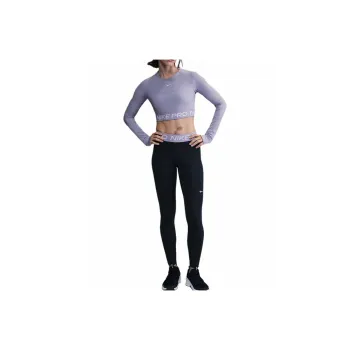 Nike Pro Women's Dri FIT Cropped Long Sleeve Top