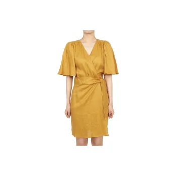 Vanessa Bruno Short Sleeved Dress Women's Yellow