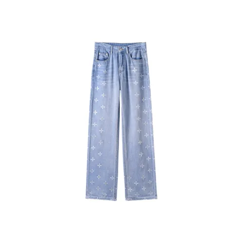 HIPPIEMISS Jeans Women's Light Blue