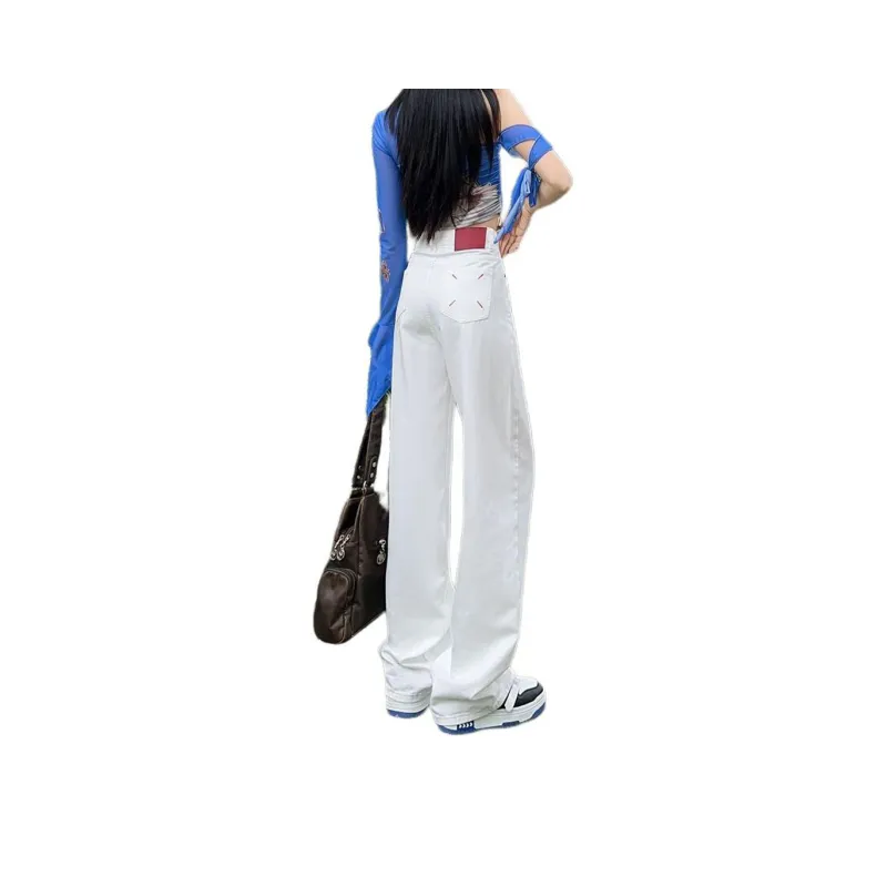 Concubine Zhu Jeans Women's White-0