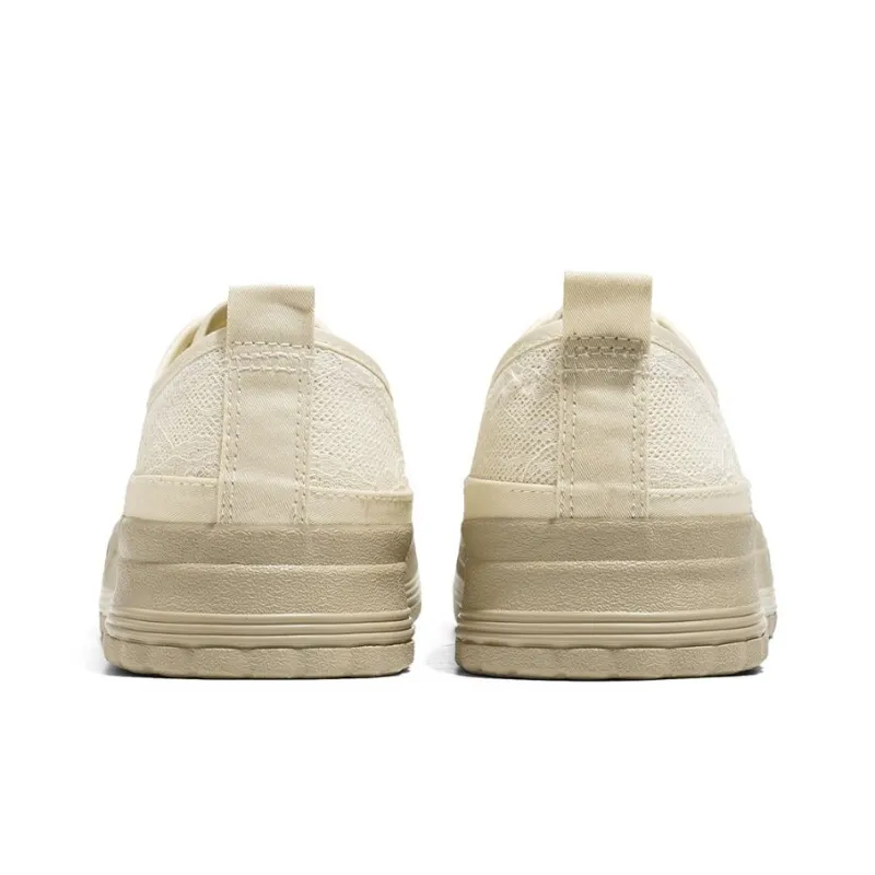 RENBEN Lightweight, Breathable, And Abrasion Resistant Low Top Canvas Shoes Women's-4