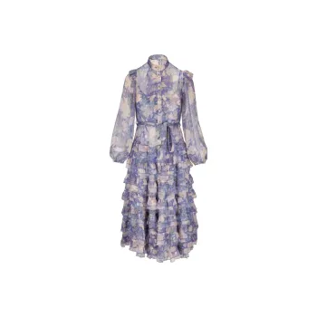 Zimmermann Long-Sleeved Dresses Women's Purple