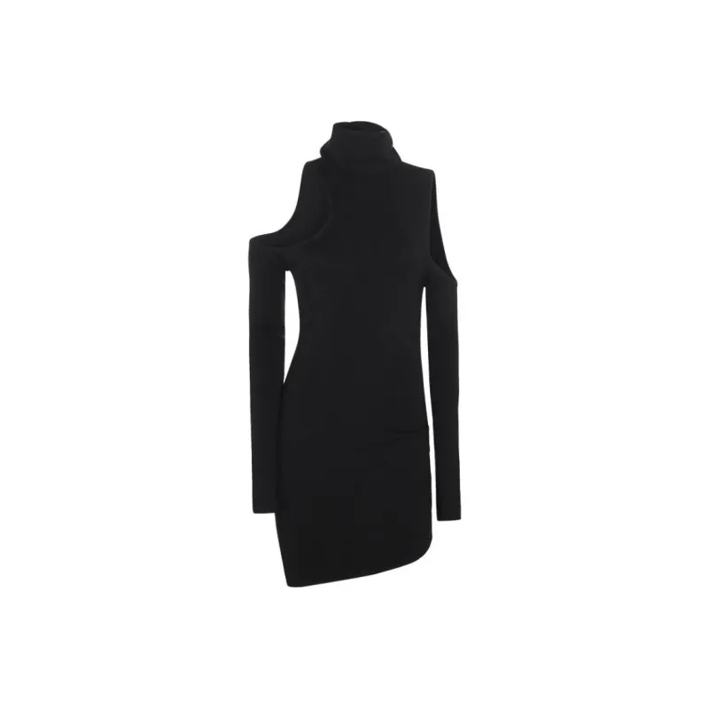 GAUGE81 Piana Cut-Out High-Neck Mini Dress-0