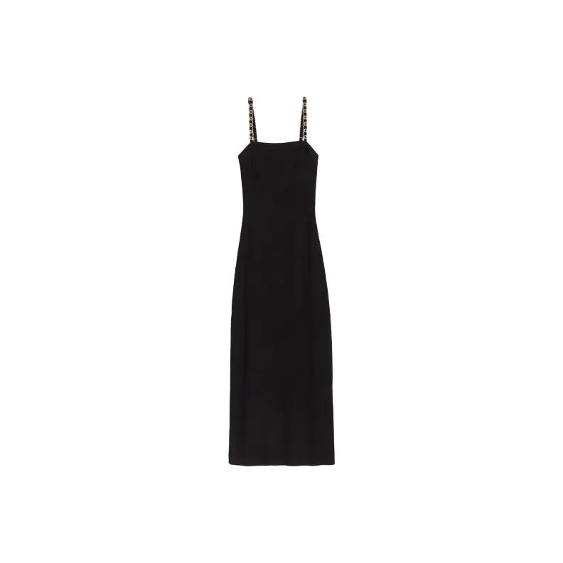 Maje Logo-embellished Maxi Dress-0
